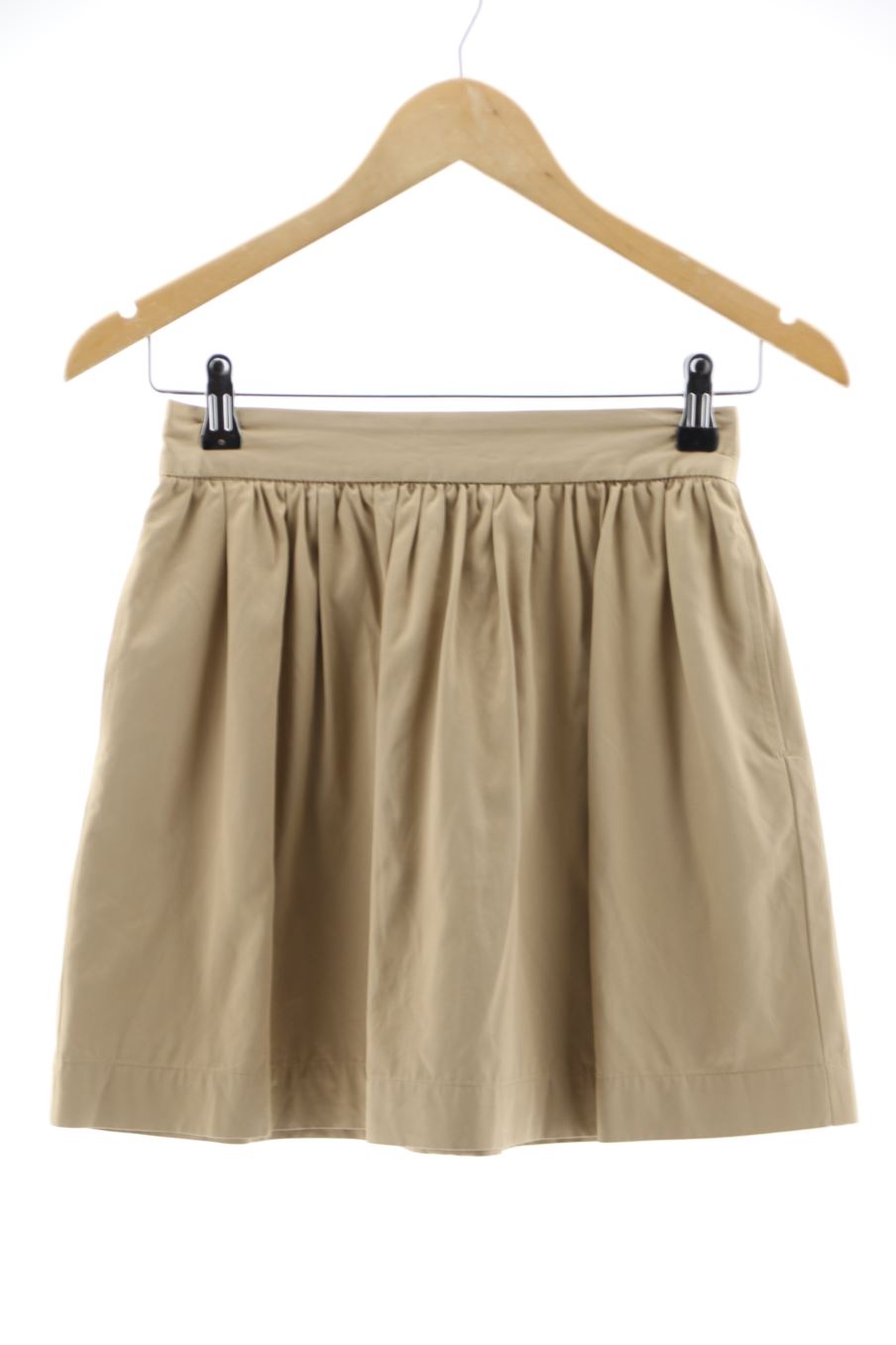 Jupe Stradivarius de la taille 34, de couleur beige