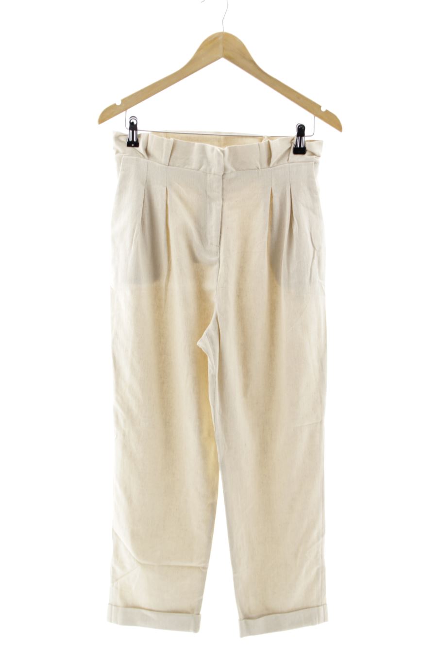 Pantalones de DIVNI Sao Paulo de la talla L, de color beige
