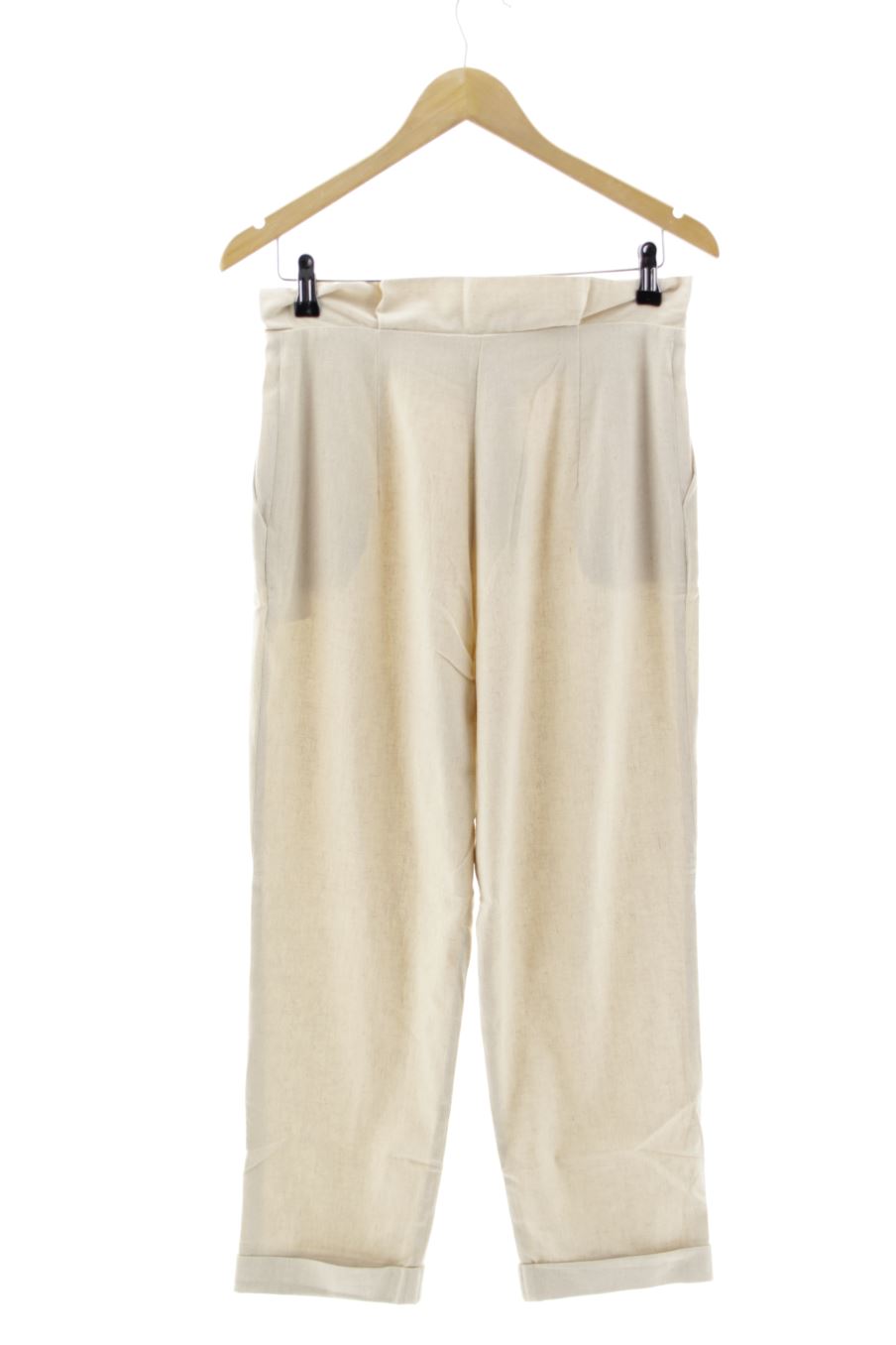 Pantalones de DIVNI Sao Paulo de la talla L, de color beige