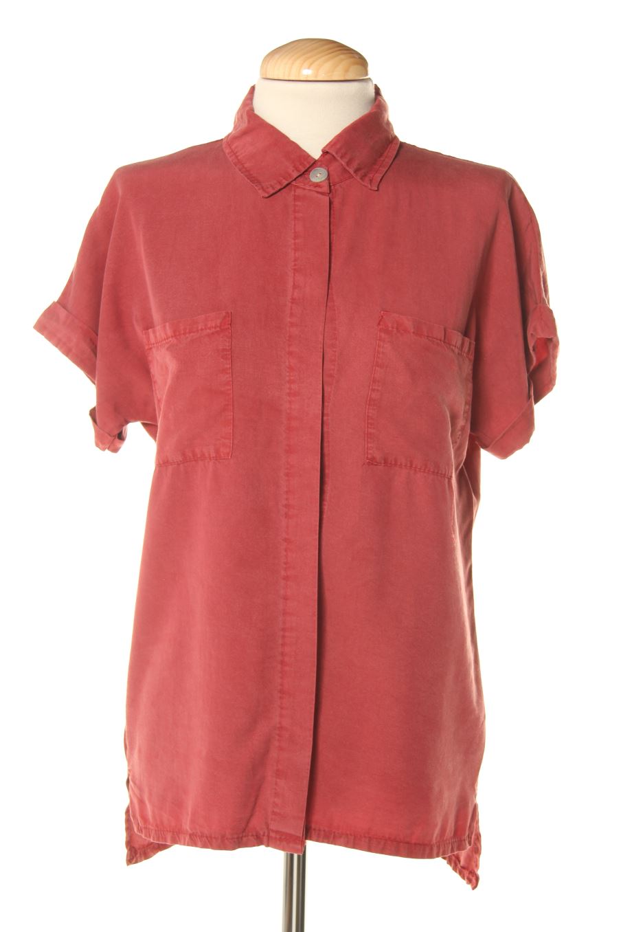 Camisa de Naelle de la talla S, de color burdeos