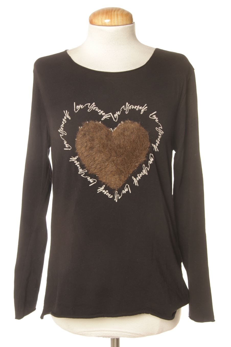 T-shirt à manches longues Katia Fashion de la taille S, de couleur noir