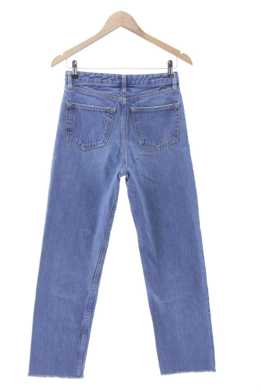 Vaquero de Zara de la talla 36, de color azul de ropa vaquera