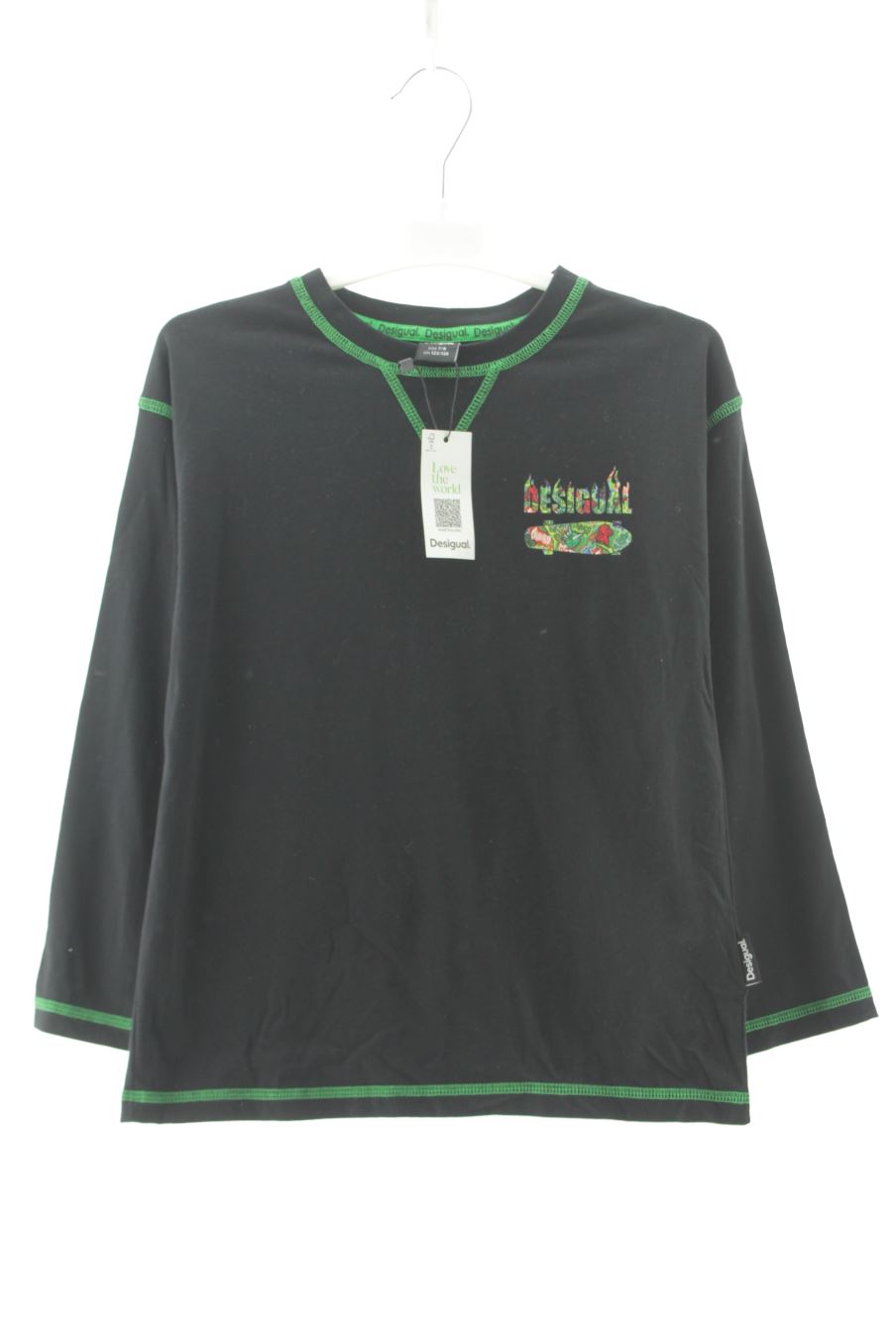 Camiseta de manga larga de Desigual de la talla 7 años con etiqueta