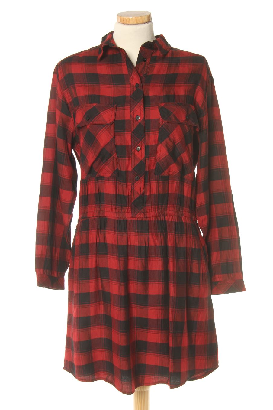 Vestido casual de Mango de la talla M, de color cuadros