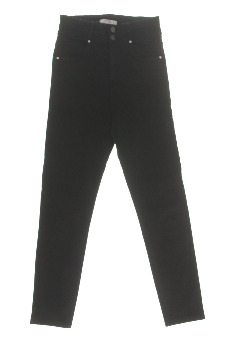 Vaqueros de Bershka de la talla 36, de color negro de ropa vaquera