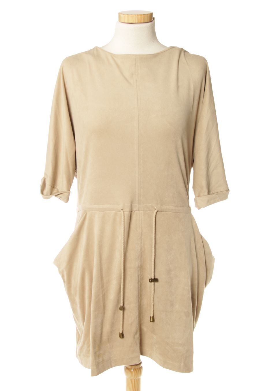 Vestido casual de Sfera de la talla L, de color beige