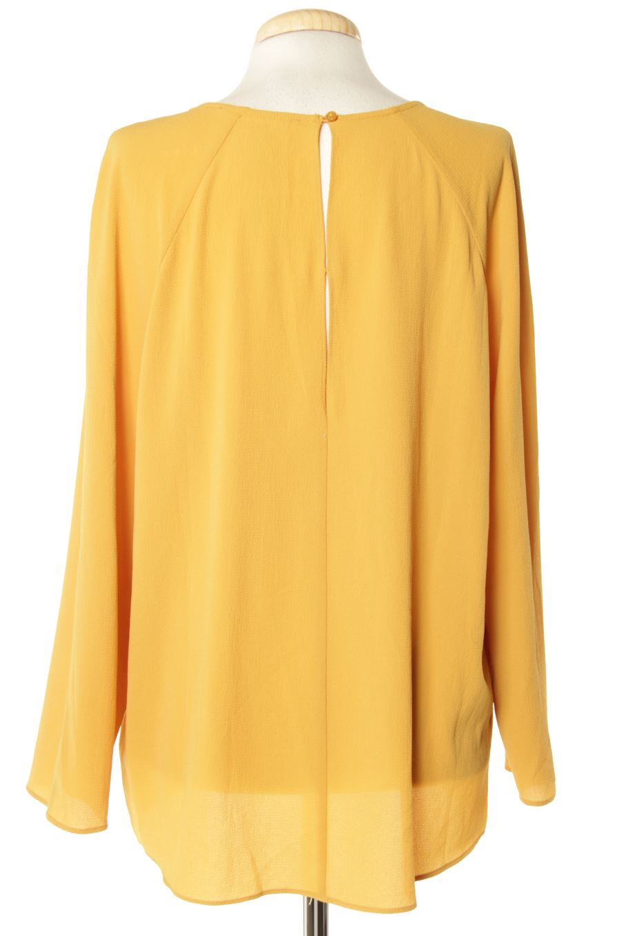Blouse à manches longues Sfera de la taille XL, de couleur moutarde