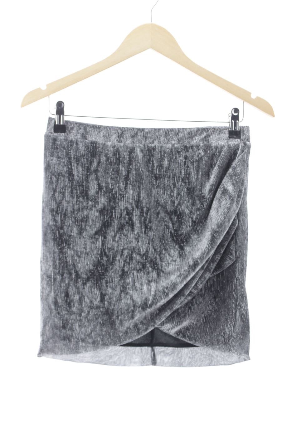 Aufwändiger Rock von Mango Größe M, Farbe Silbern, für