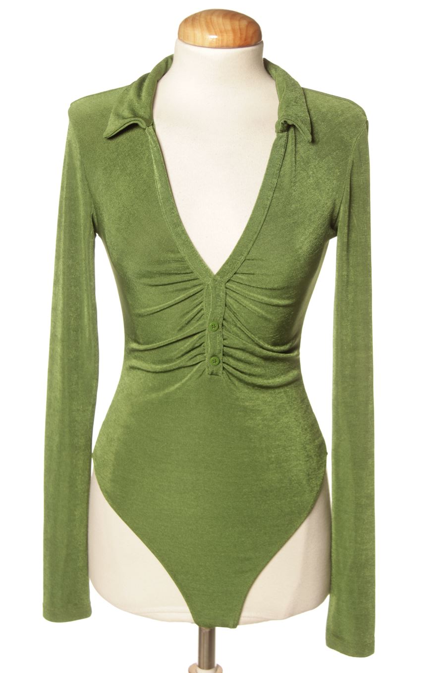 Body de Bershka de la talla S, de color verde