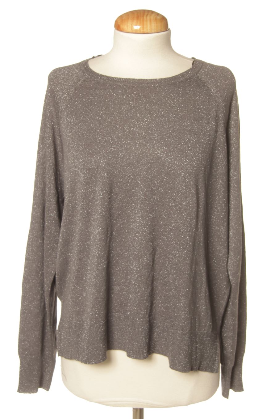 Pull Zara de la taille M, de couleur gris