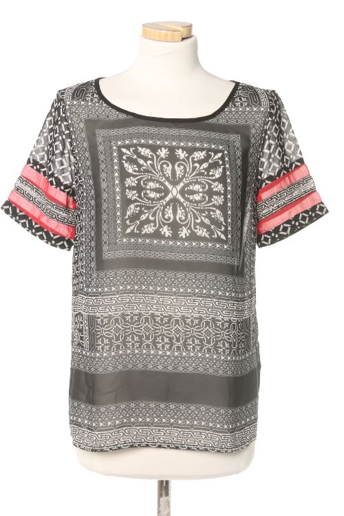 Blusa de manga corta