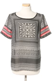 Blouse à manches courtes M Camaieu, photo 1 sur 2