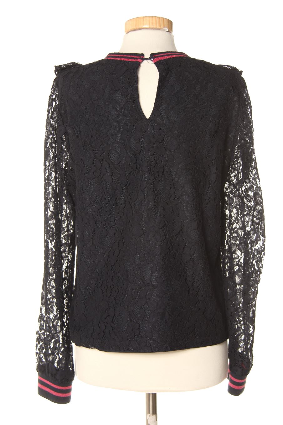 Blouse à manches longues Naf Naf de la taille 40, de couleur bleu marine
