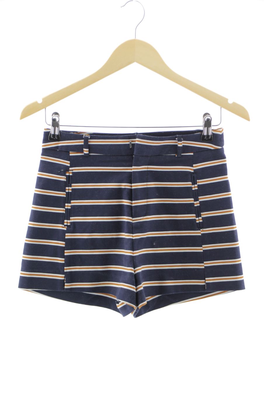 Shorts Stradivarius de la taille 34, de couleur rayures