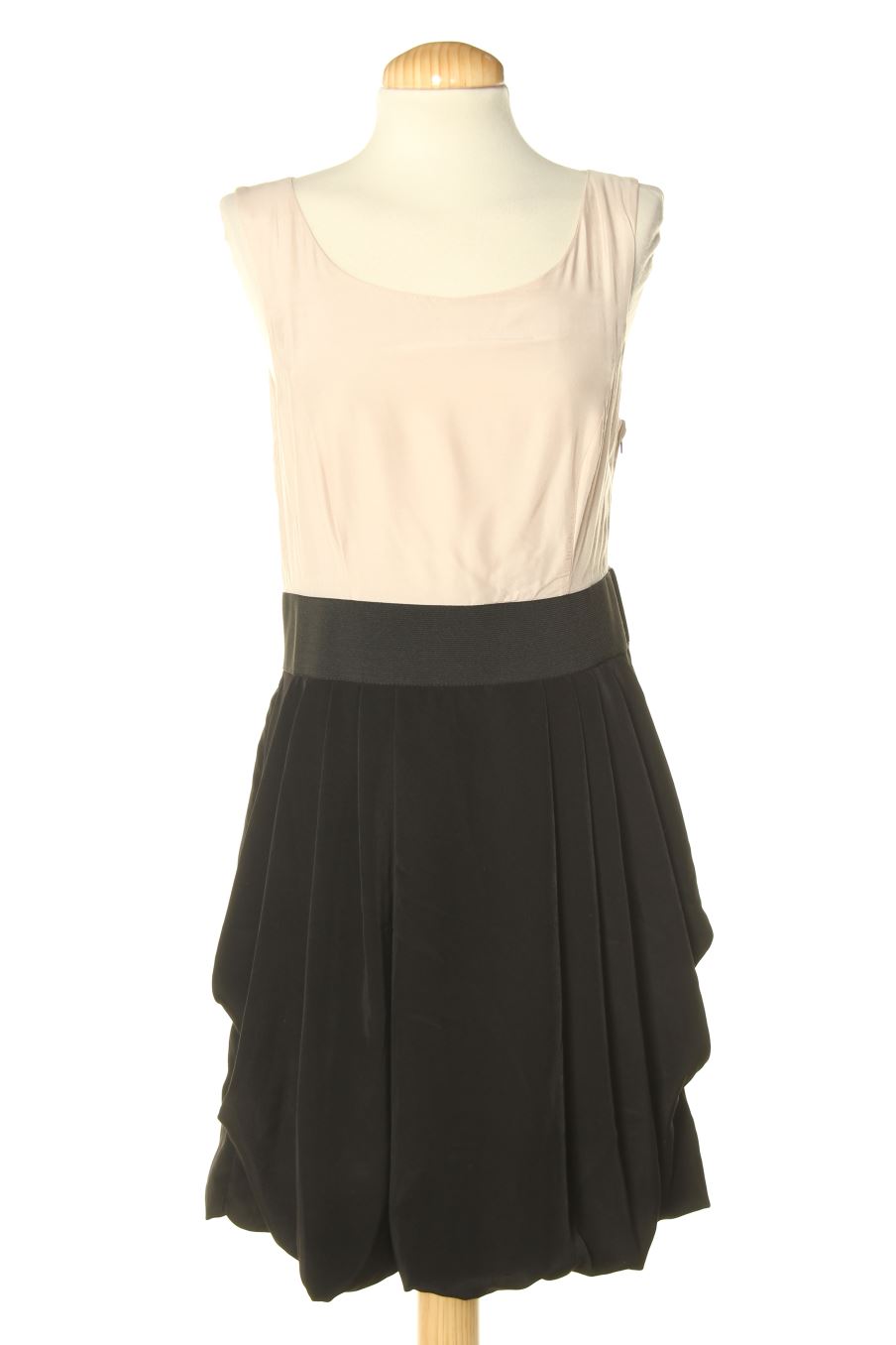 Robe casual H&M de la taille 38, de couleur beige