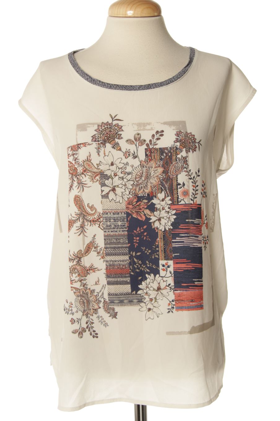 T-shirt Punt roma de la taille S, de couleur blanc