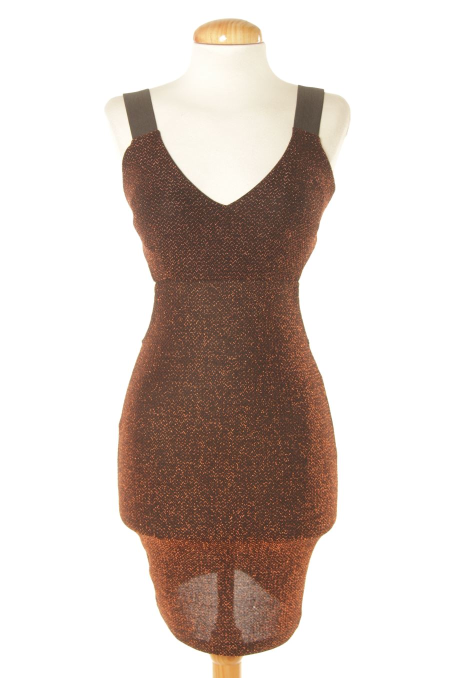 Robe casual Mystic de la taille XS, de couleur marron