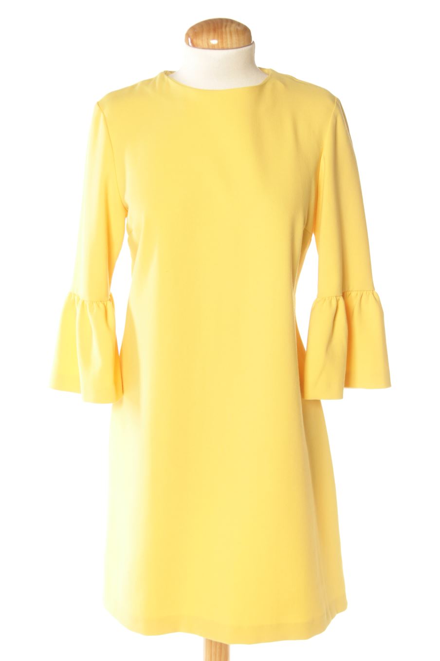 Vestido casual de Zara de la talla S, de color amarillo