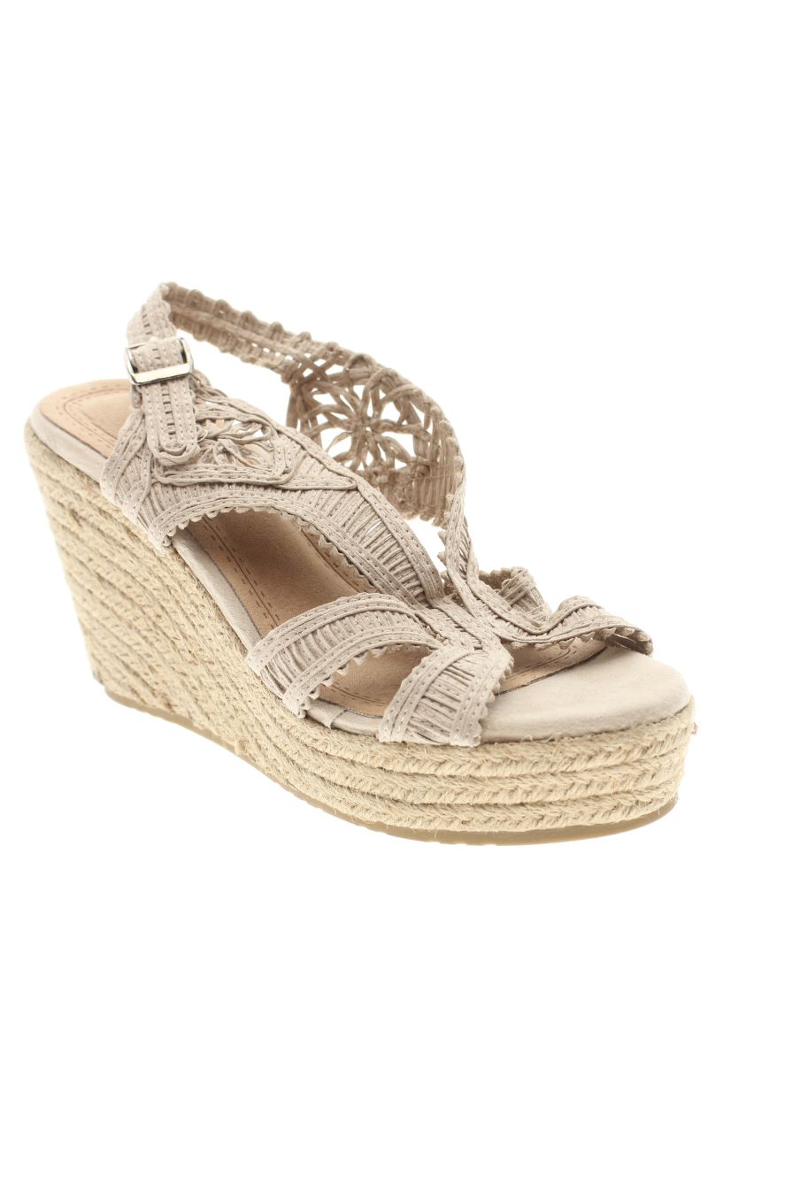 Sandalias tacon de PERCENTIL de la talla 39, de color beige de