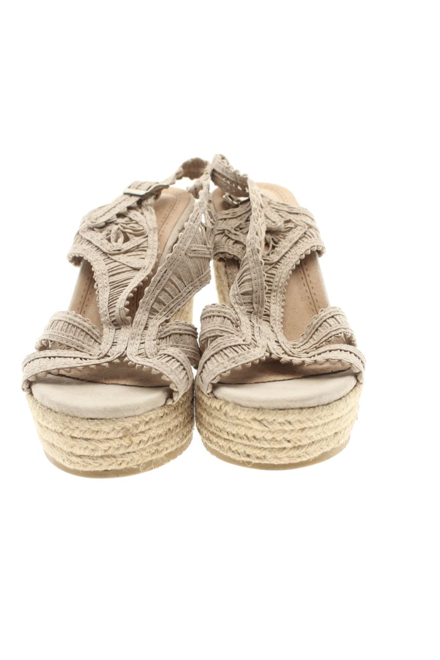 Sandalias tacon de PERCENTIL de la talla 39, de color beige de