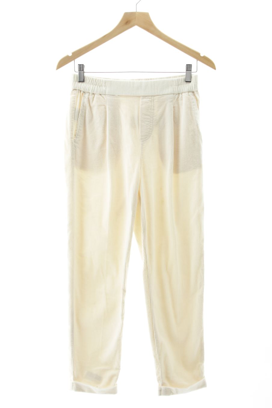 Pantalón de Benetton de la talla XS, de color beige