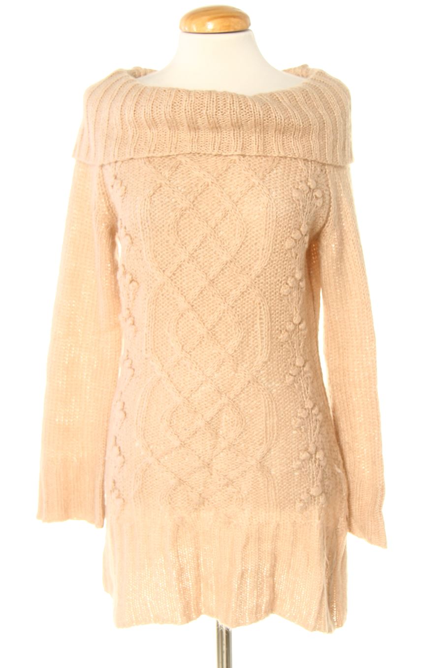 Robe casual H&M de la taille S, de couleur beige