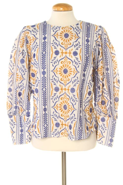 Blusa a maniche lunghe