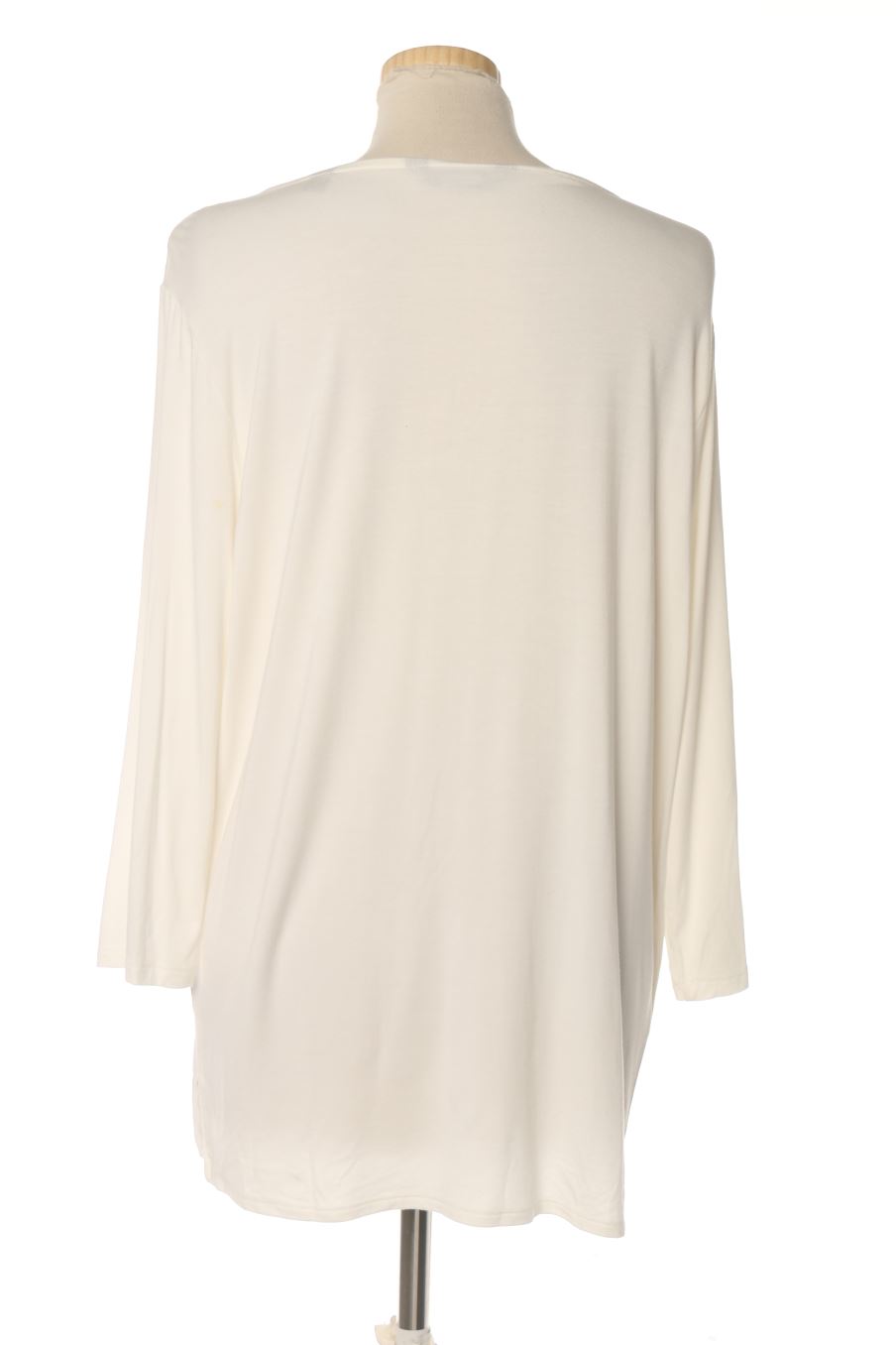 Langärmelige Bluse von Tchibo Größe 40, Farbe Weiss, für