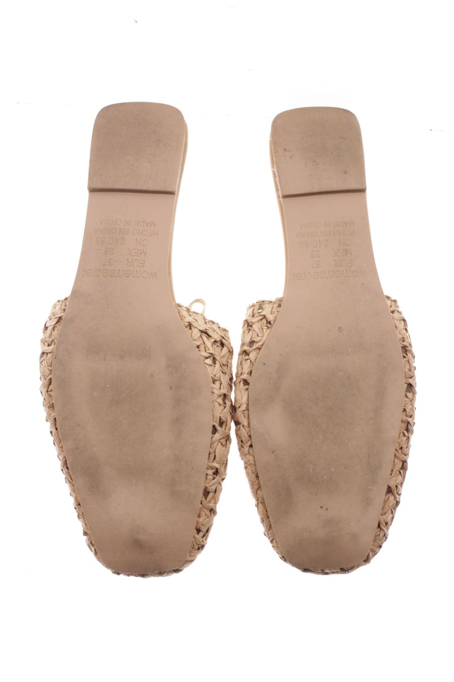 Sandalias planas de Women' secret de la talla 37, de color marrón de