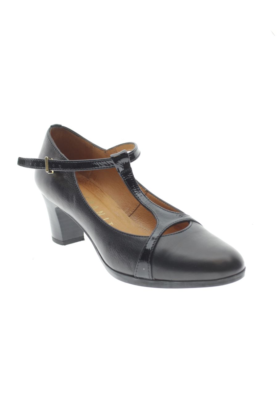 Zapatos de tacon de Hispanitas de la talla 38, de color negro de