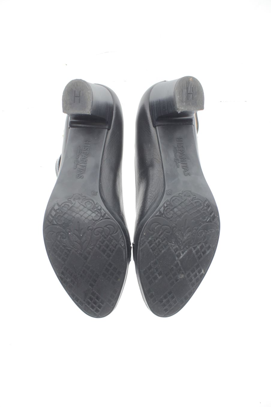 Zapatos de tacon de Hispanitas de la talla 38, de color negro de