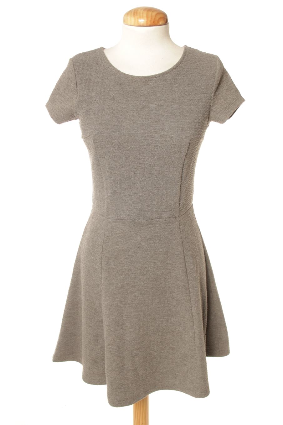 Vestido casual de H&M de la talla 34, de color gris