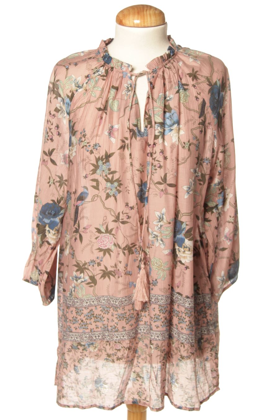 Blouse à manches courtes Couchel de la taille XL, de couleur fleurs