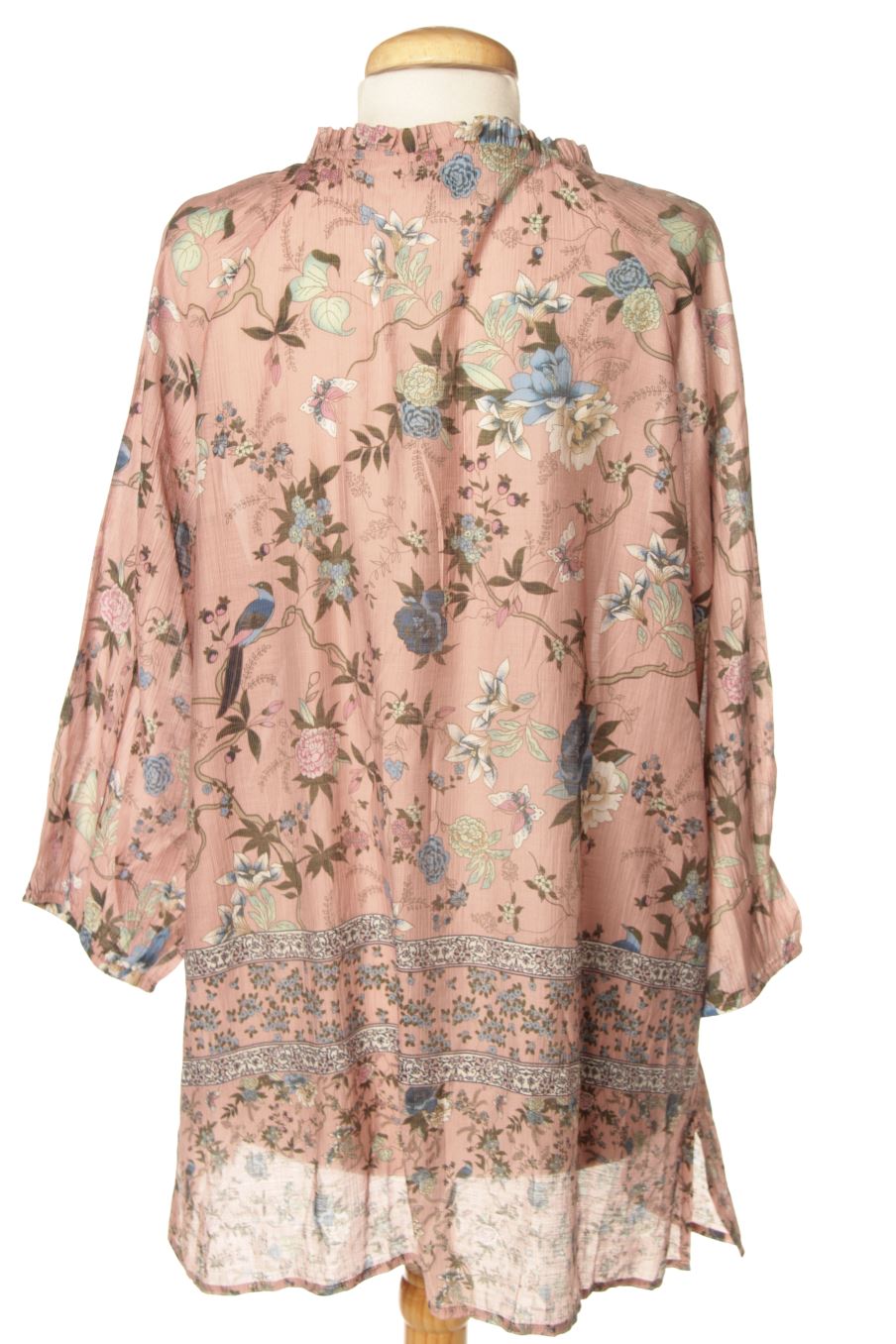 Blouse à manches courtes Couchel de la taille XL, de couleur fleurs
