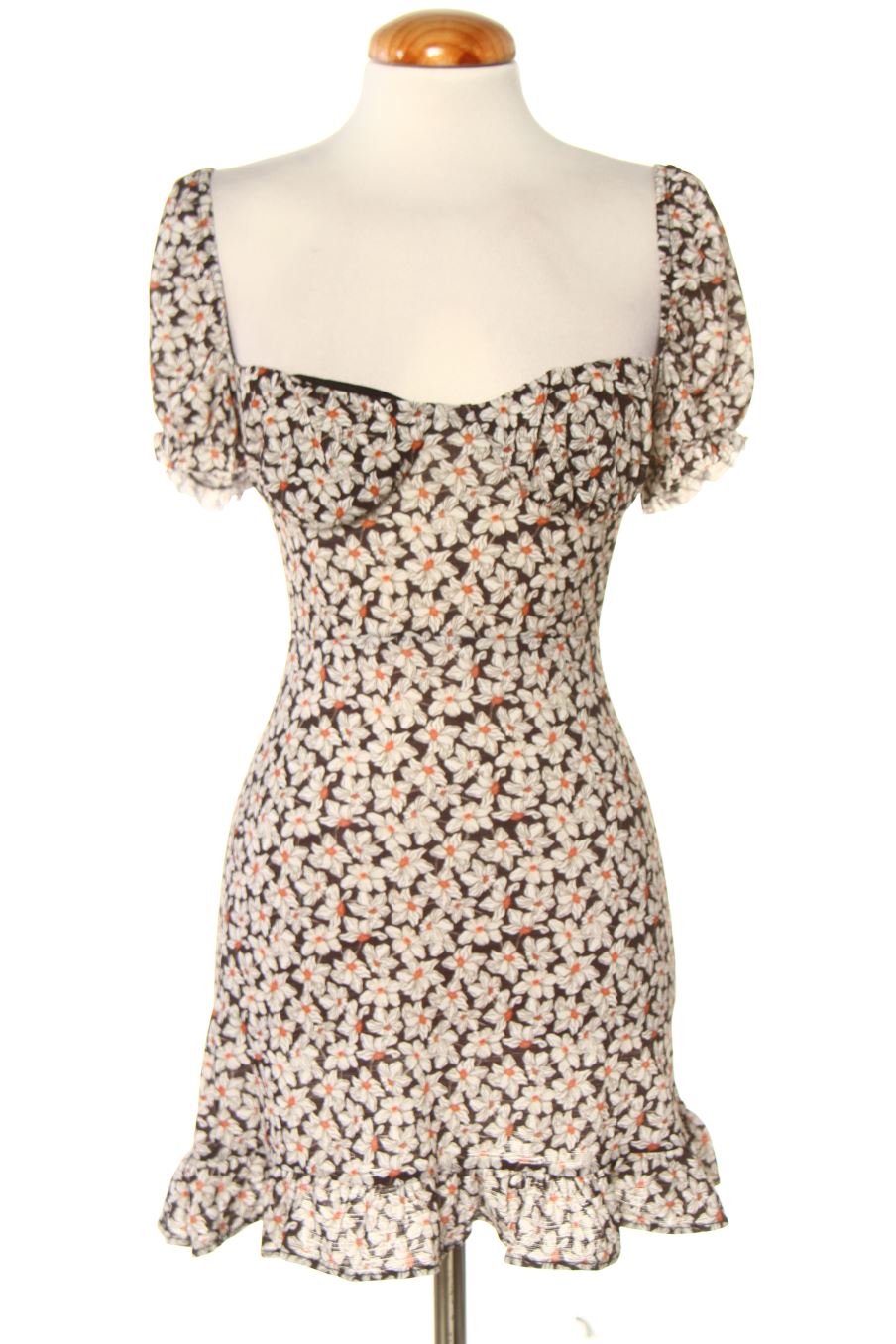 Robe casual Pull & Bear de la taille XS, de couleur imprimés