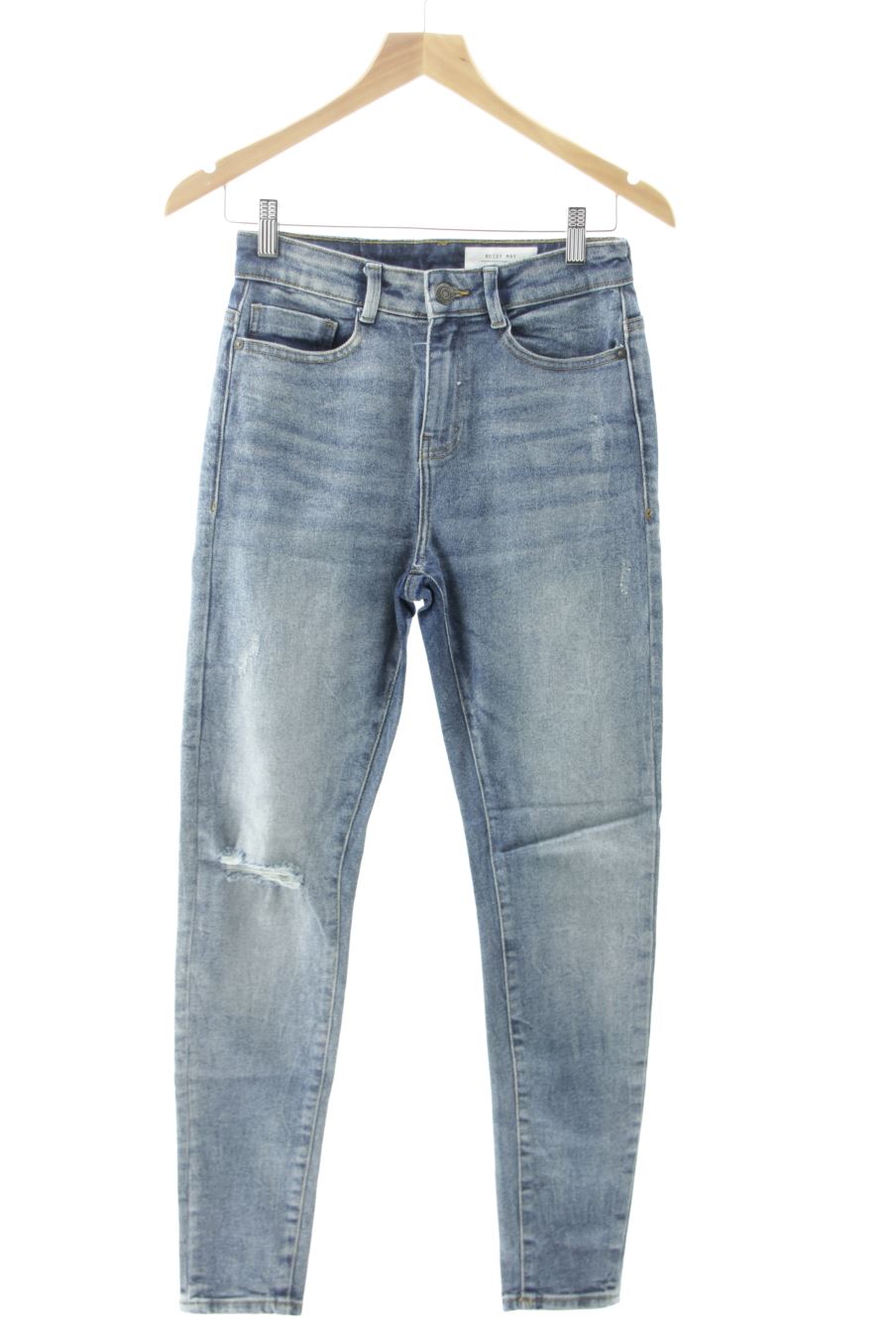 Jeans Noisy may de la taille 38, de couleur bleu de denim