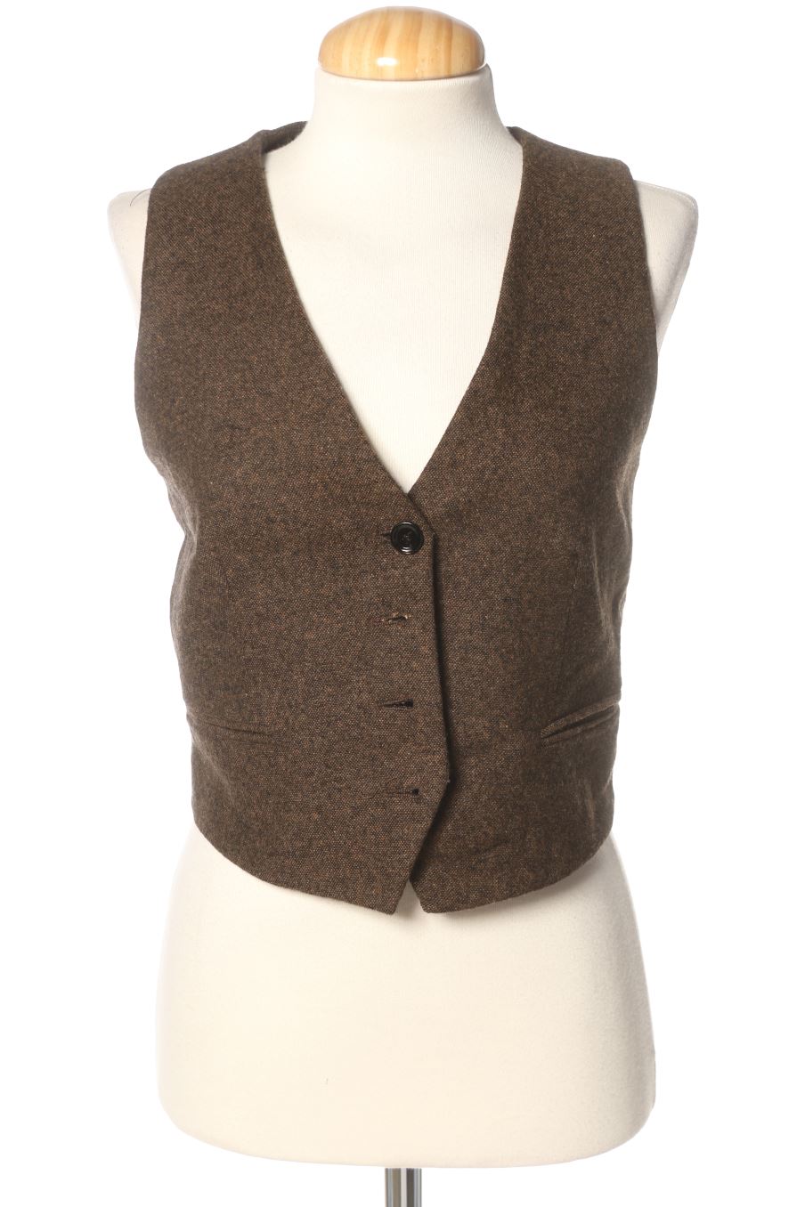 Boléro sans manches Mango de la taille XS, de couleur marron