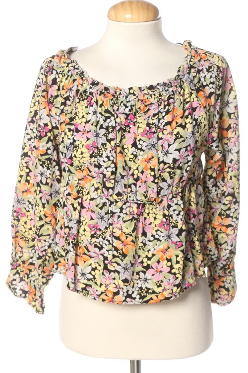 Blusa a maniche lunghe