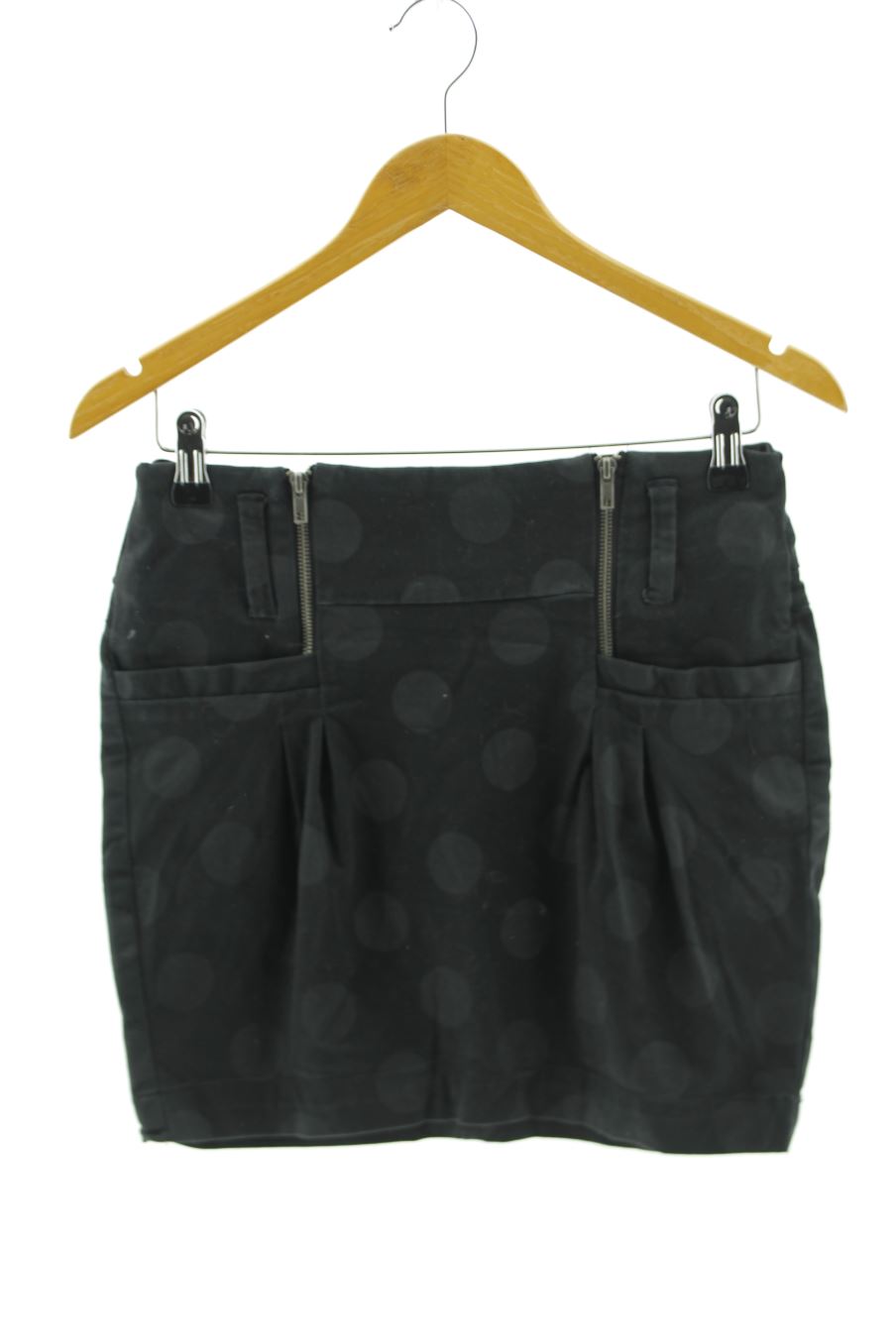Aufwändiger Rock von Pull & Bear Größe 38, Farbe Schwarz, für