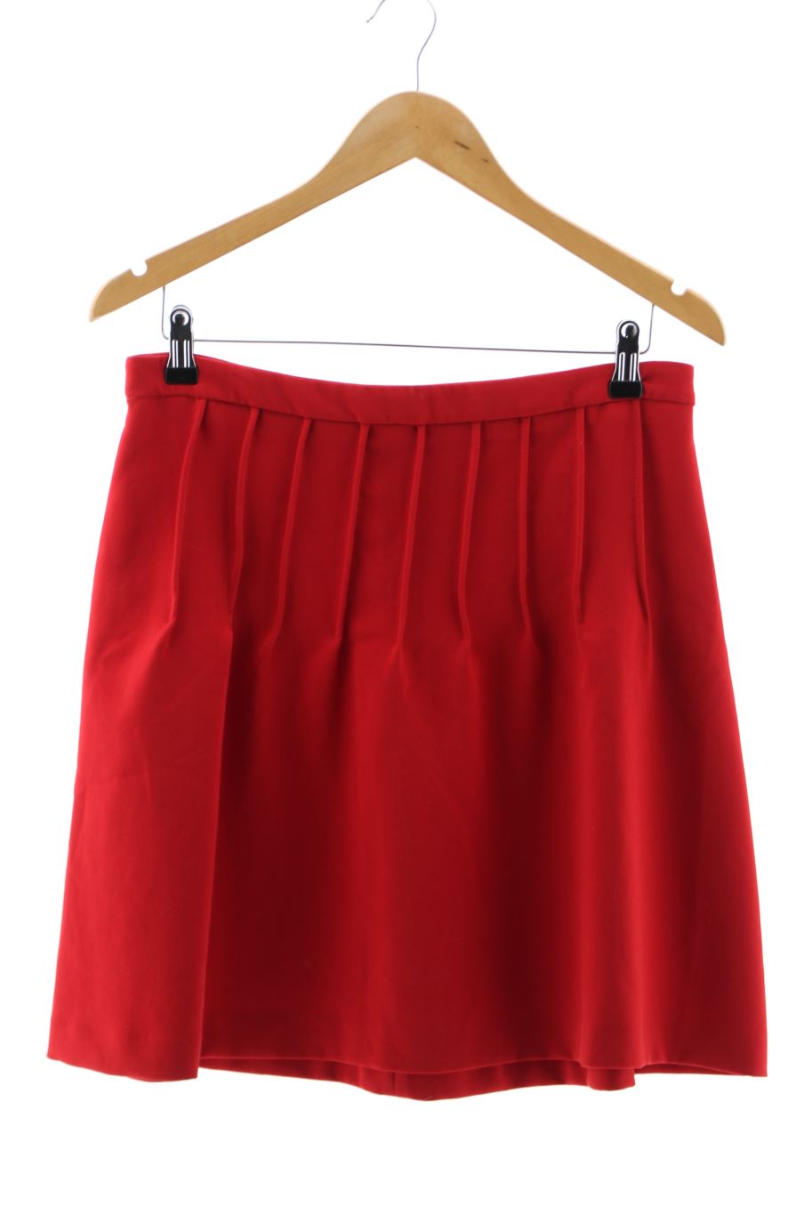 Jupe Naf Naf de la taille 42, de couleur rouge