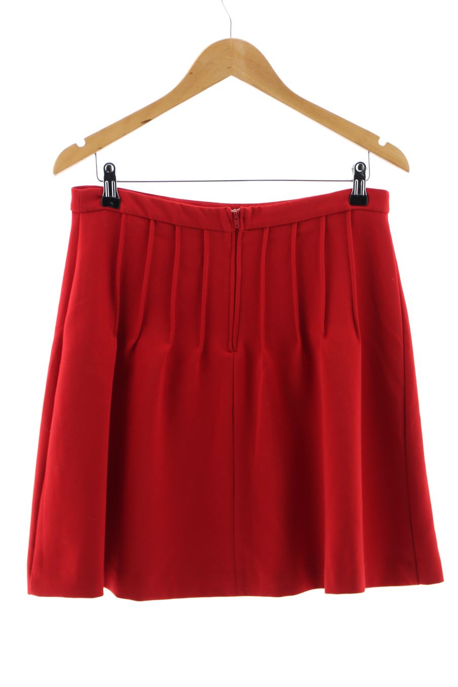 Jupe Naf Naf de la taille 42, de couleur rouge