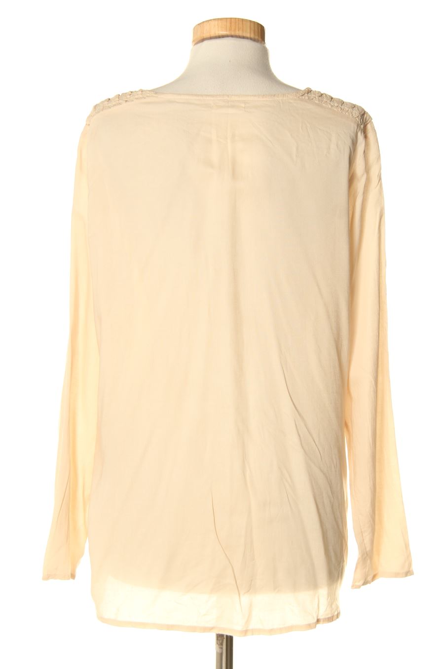 Blouse à manches longues Amichi de la taille M, de couleur beige