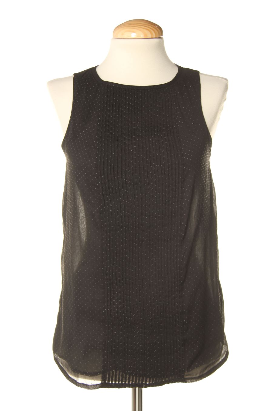 Blouse à manches courtes Stradivarius de la taille S, de couleur noir