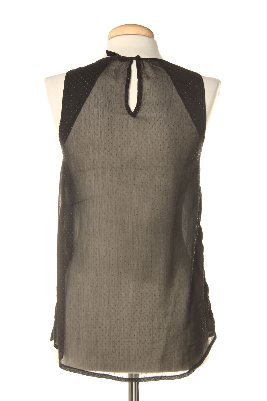Blouse à manches courtes Stradivarius de la taille S, de couleur noir