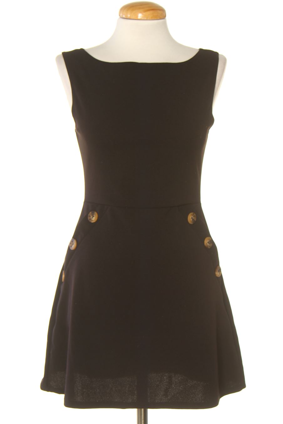 Robe casual Boohoo de la taille 38, de couleur noir