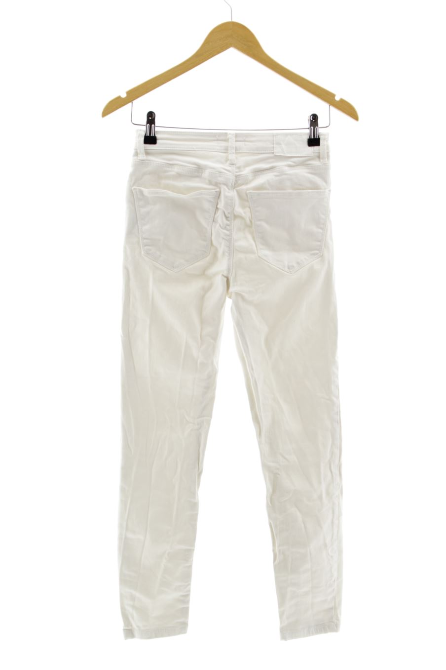Jeans Springfield de la taille 36, de couleur blanc de denim