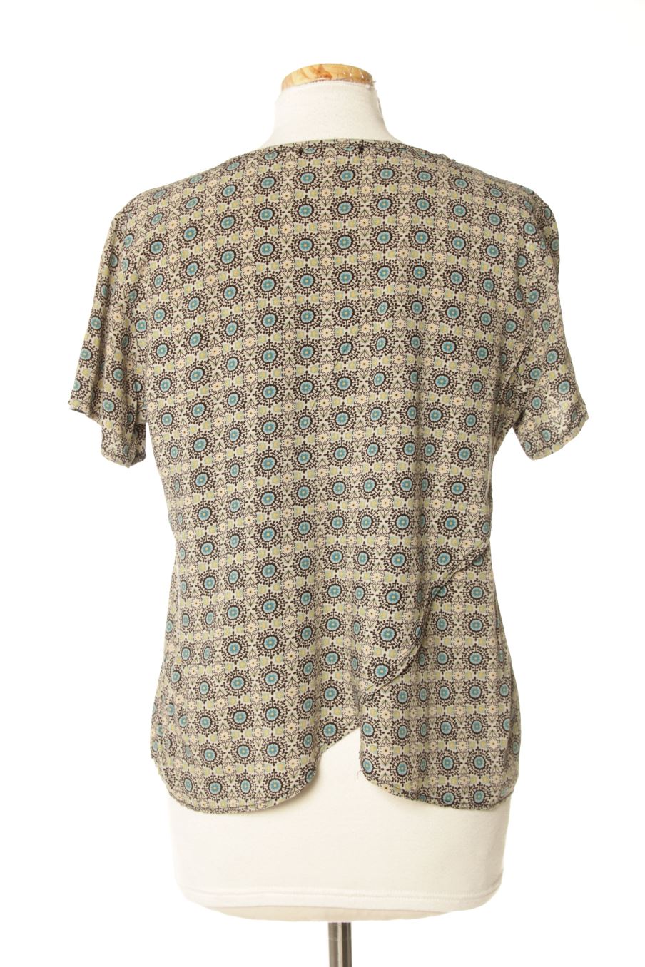 Blouse à manches courtes Brownie de la taille S, de couleur imprimés