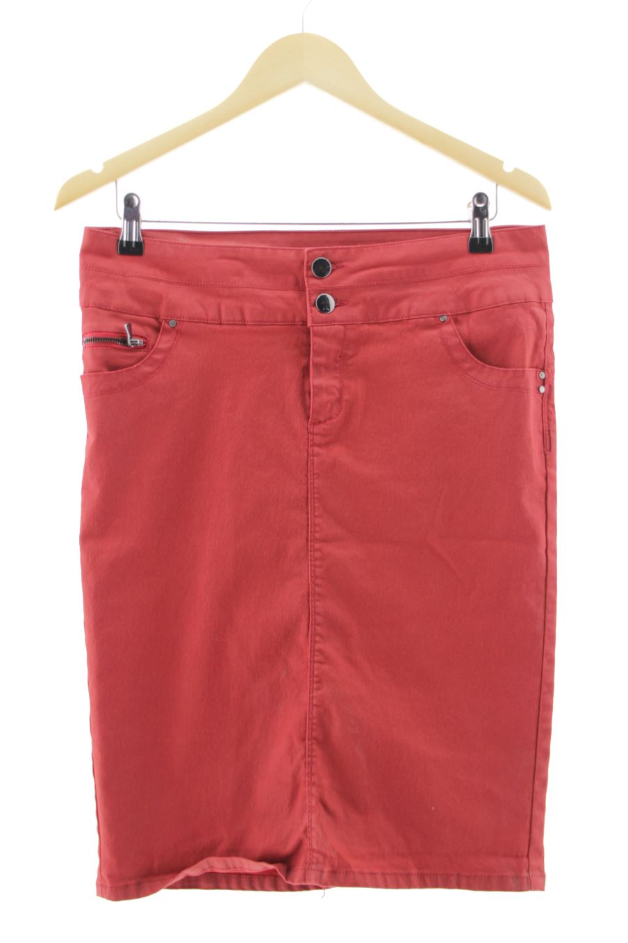 Faldas de Grain de Malice de la talla 42, de color rojo