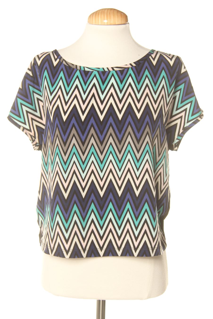 Blusa a maniche corte de H&M de la talla 34, de color stampato
