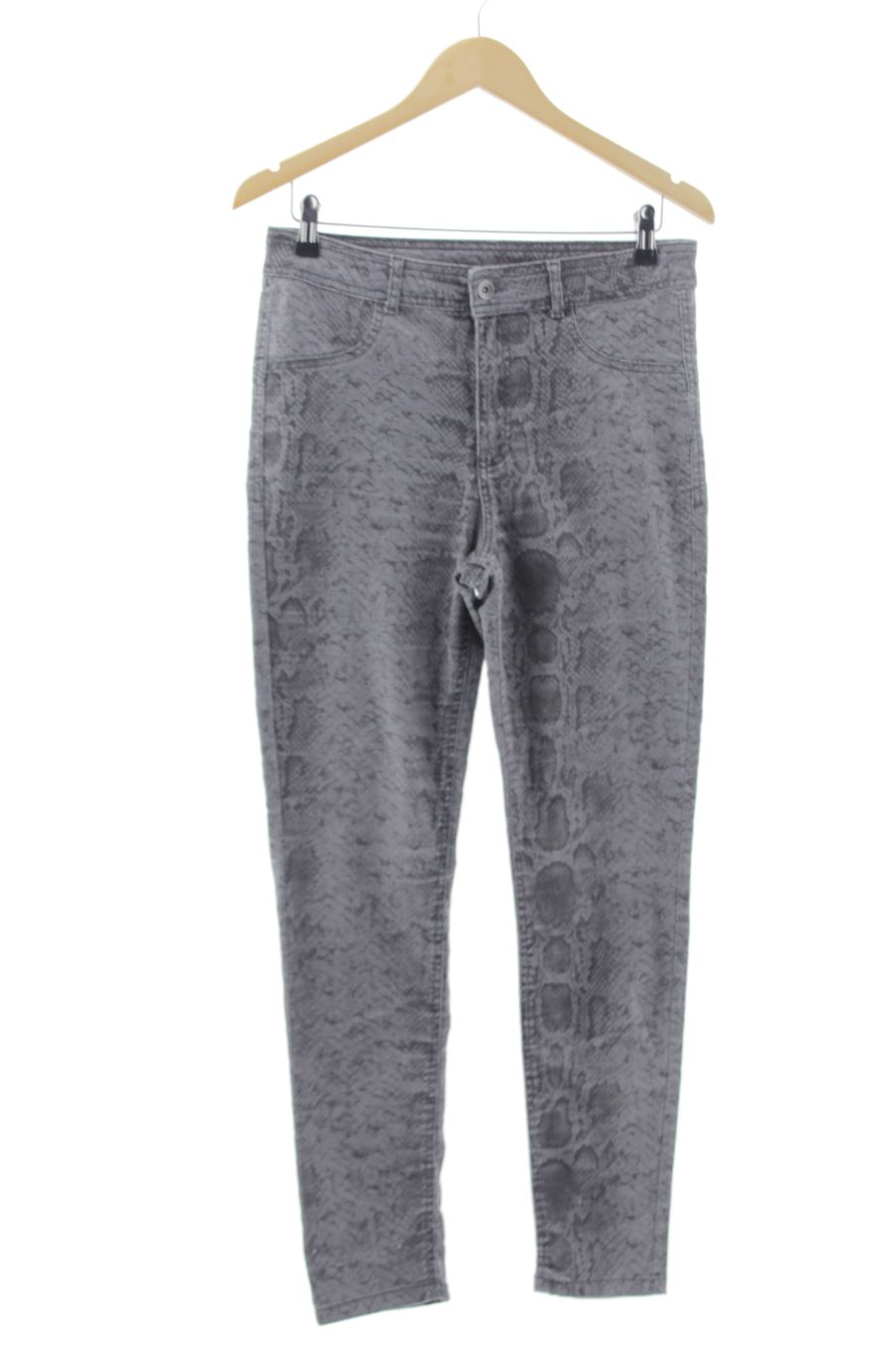 Jeans Calzedonia de la taille M, de couleur gris de denim